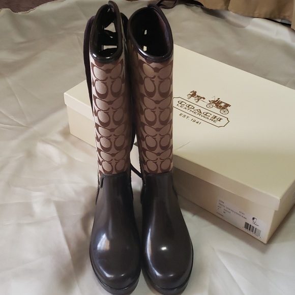 Coach Shoes - COACH LEATHERWARE BOOTS